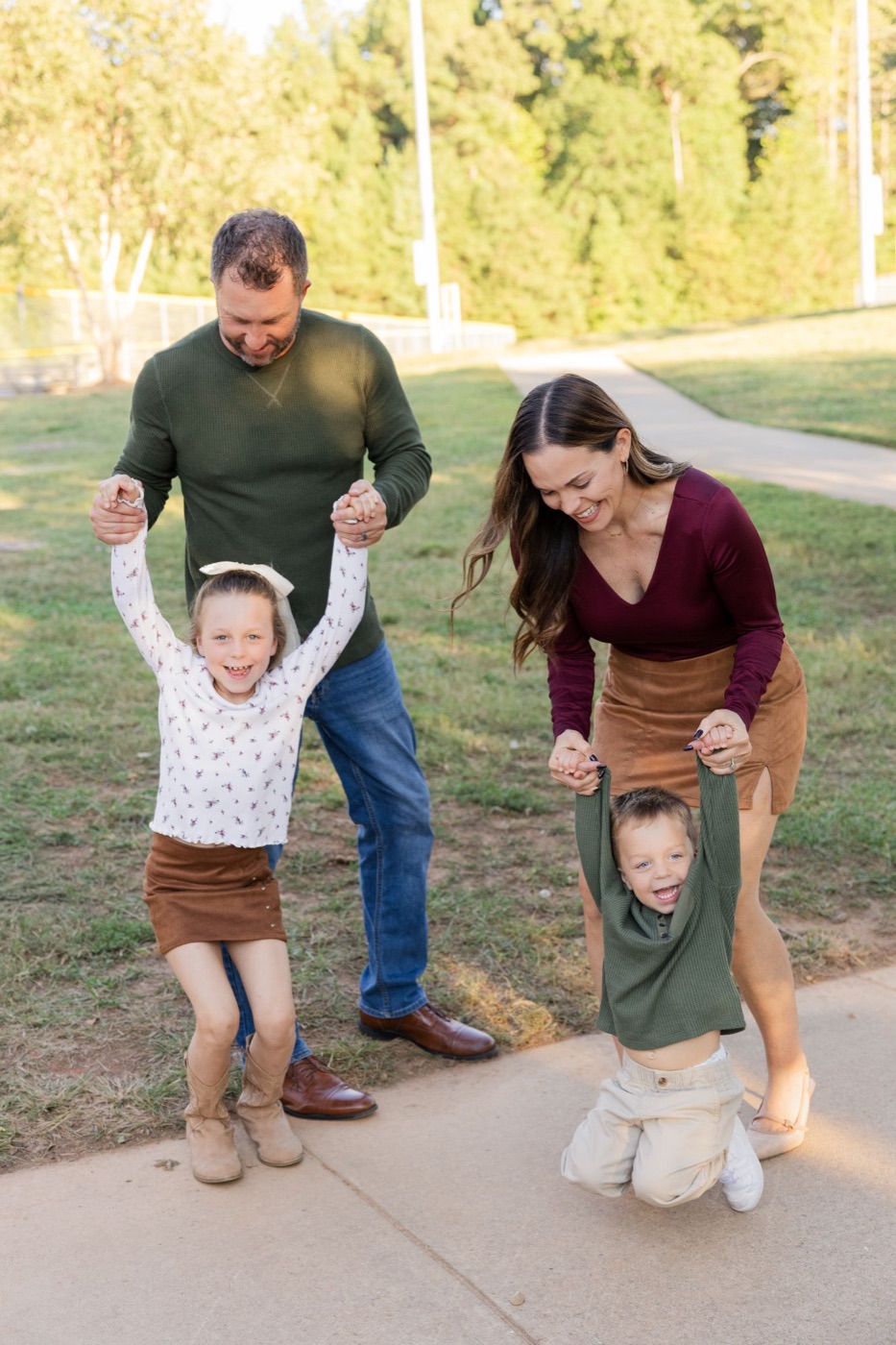 Stephanie with her family