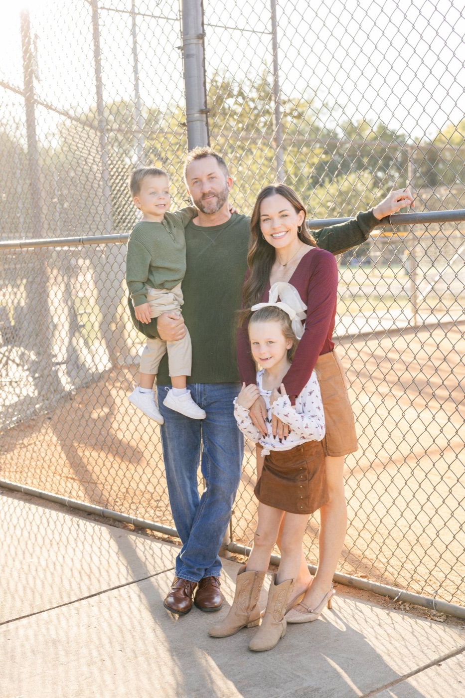 Stephanie with her family